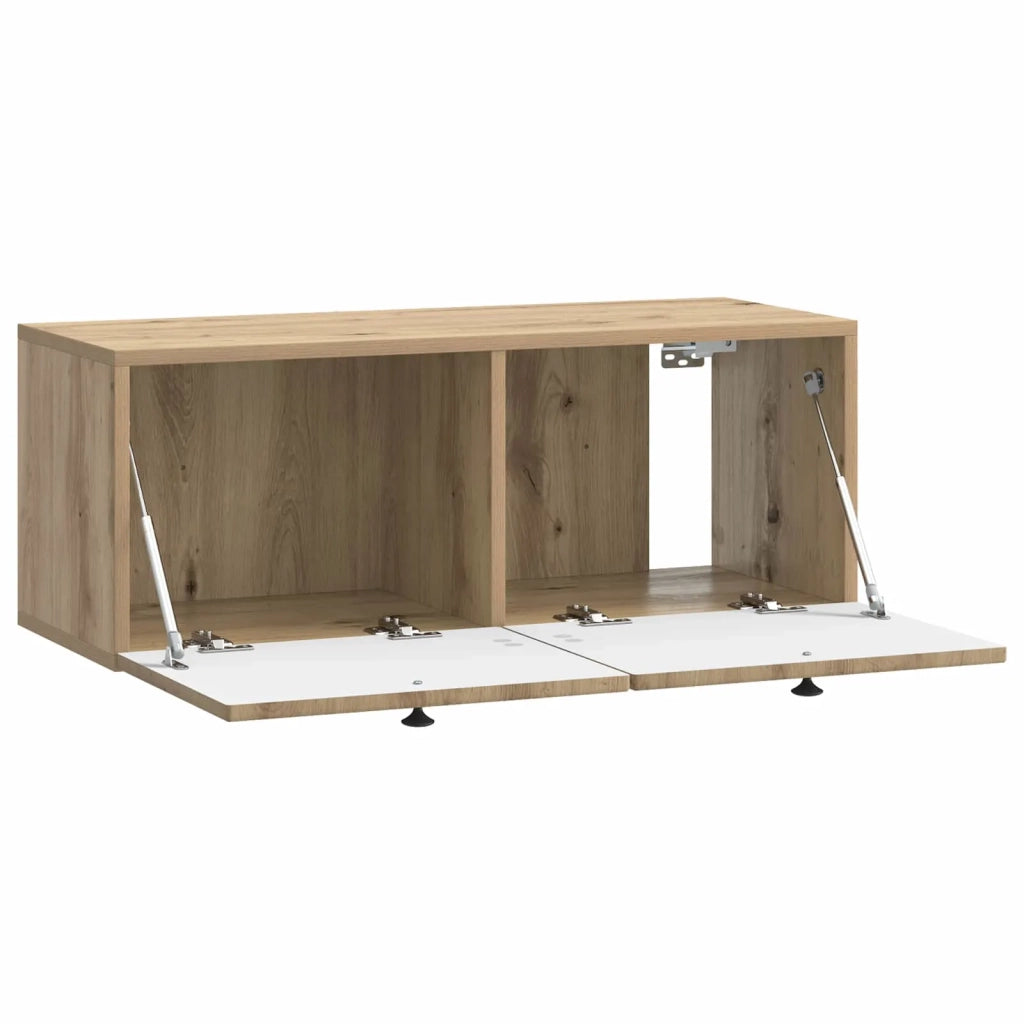 Mobile Porta TV da Muro Rovere Artigianale 78,5 x 31 x 30 cm 898044