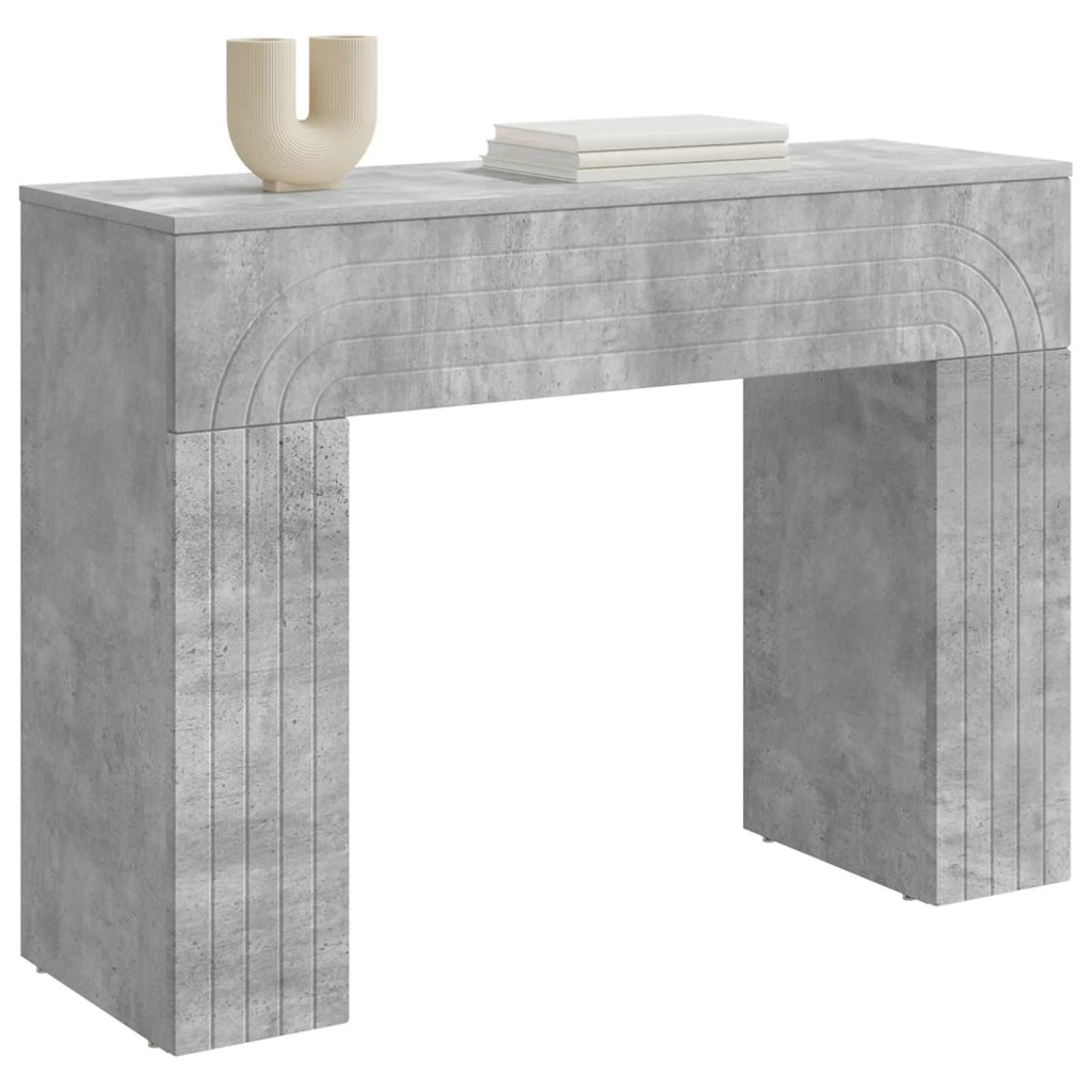 Tavolino da salotto Grigio Cemento 102 x 35 x 75 cm