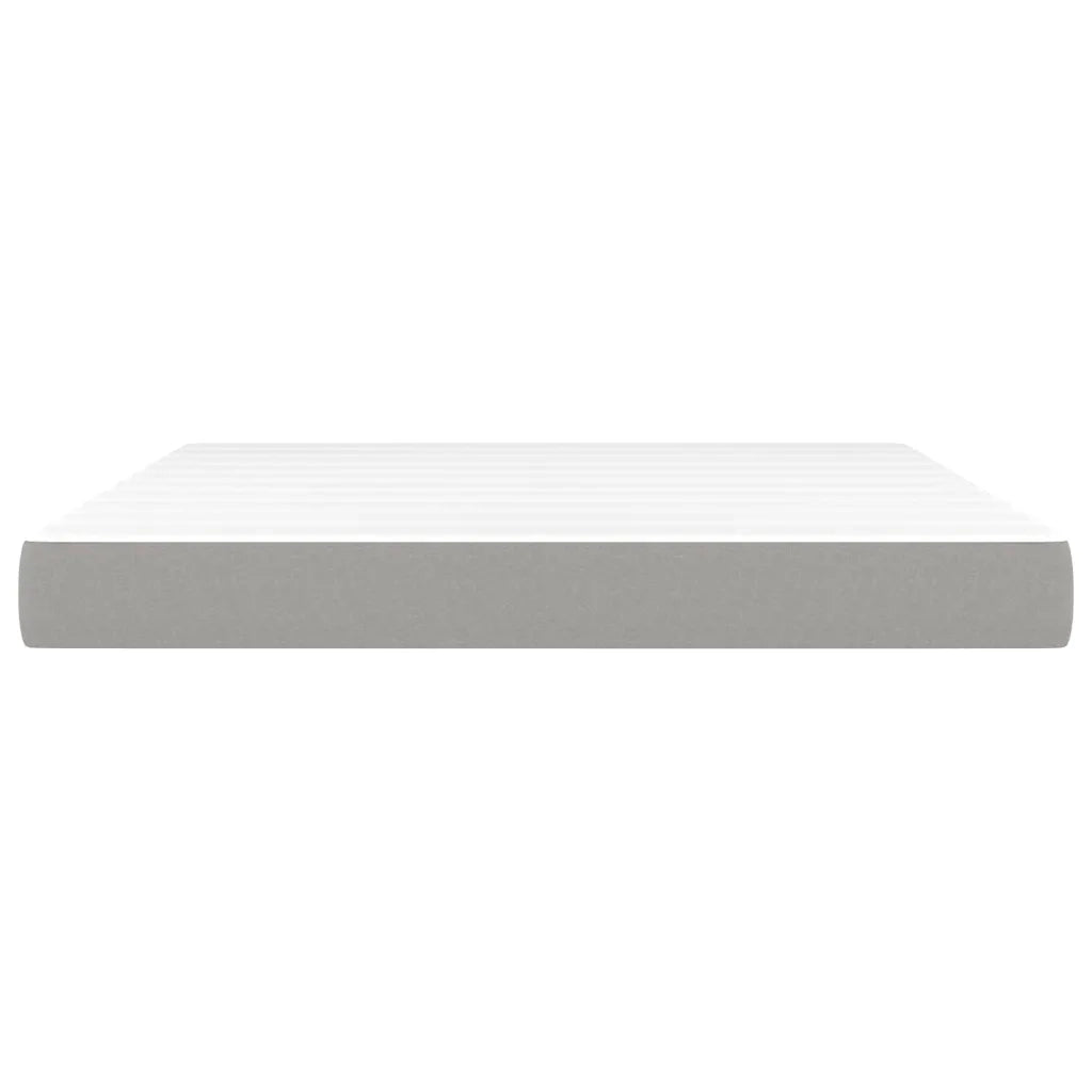 Materasso a Molle Insacchettate Grigio Chiaro 180x200x20 cm cod mxl 48425