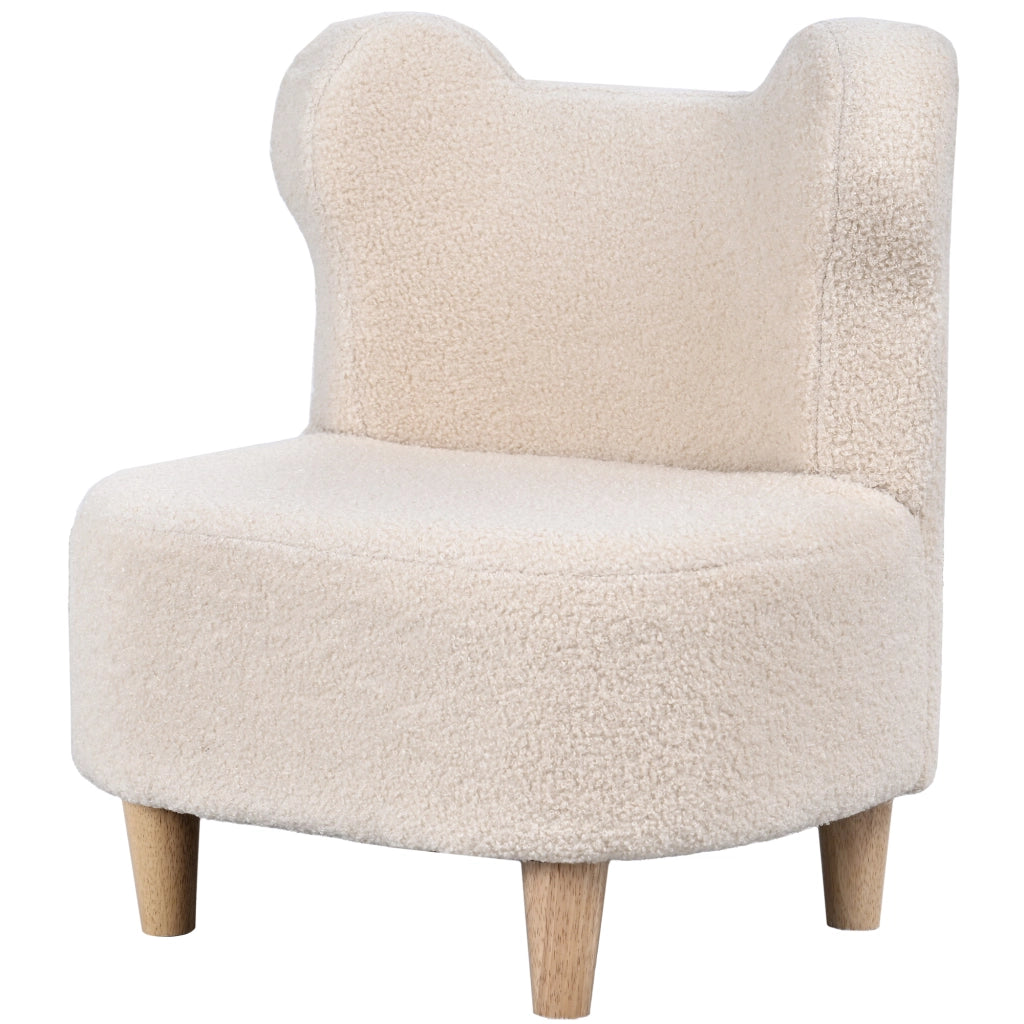 Poltrona per bambini con orecchie da orso ¨C Zephmum ¨C Beige