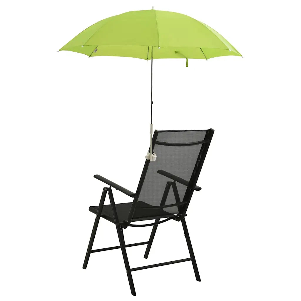 Ombrello | Parasolni per Sedie da Campeggio 2 pz Verdi 105 cm