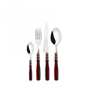 ARIANNA Ghiera Argento Anticato, Posate Set 24 Pz, Scatola