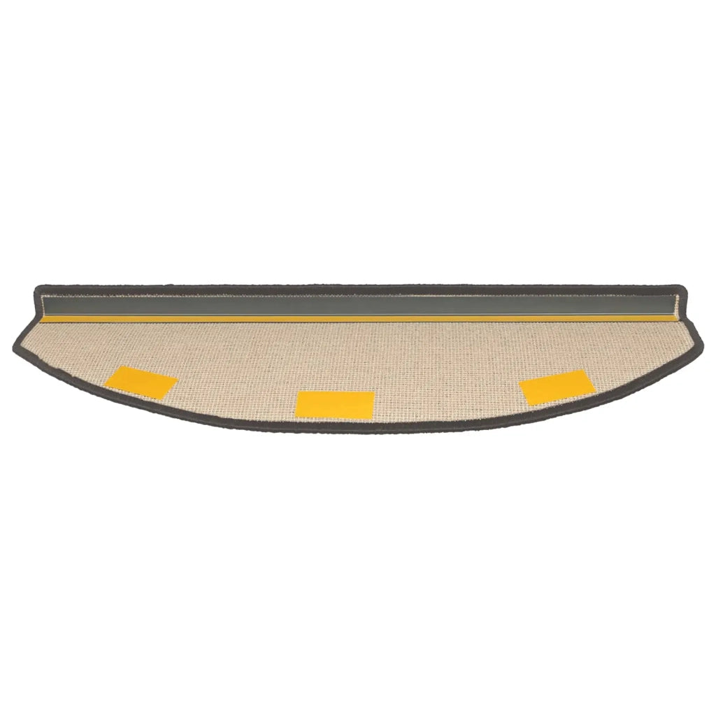 Tappetini per scale autoadesivi 15 pcs Grigio Scuro