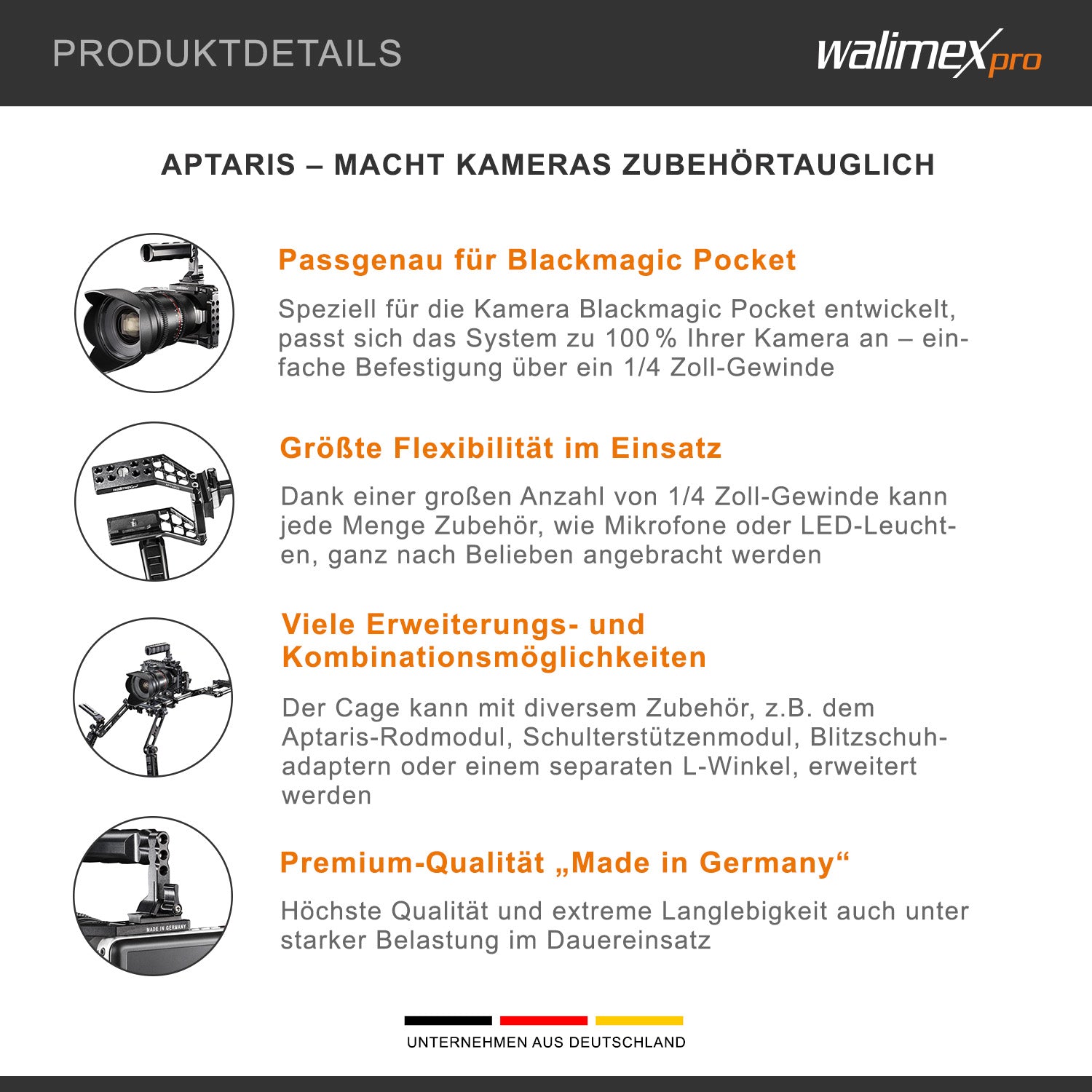 Aptaris per Black Magic Pocket