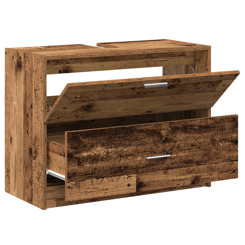 Mobile lavabo Legno Vecchio 78x37x59 cm Legno ingegnerizzato