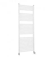 Termoarredo Scaldasalviette in alluminio Bianco modello Cool - Dritto - H (mm) 1740 - Interasse (mm) 550 - 35 Tubi