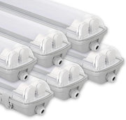 Armatura LED per tubi T8, 6x LED, IP65, 150 cm, 2 x 24W, bianco neutro