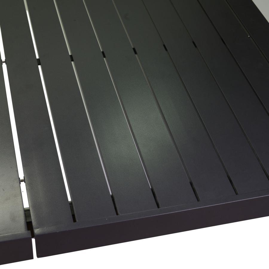 Tavolo Allungabile da Giardino 180/240x100xh75 cm in Alluminio Cleveland Antracite