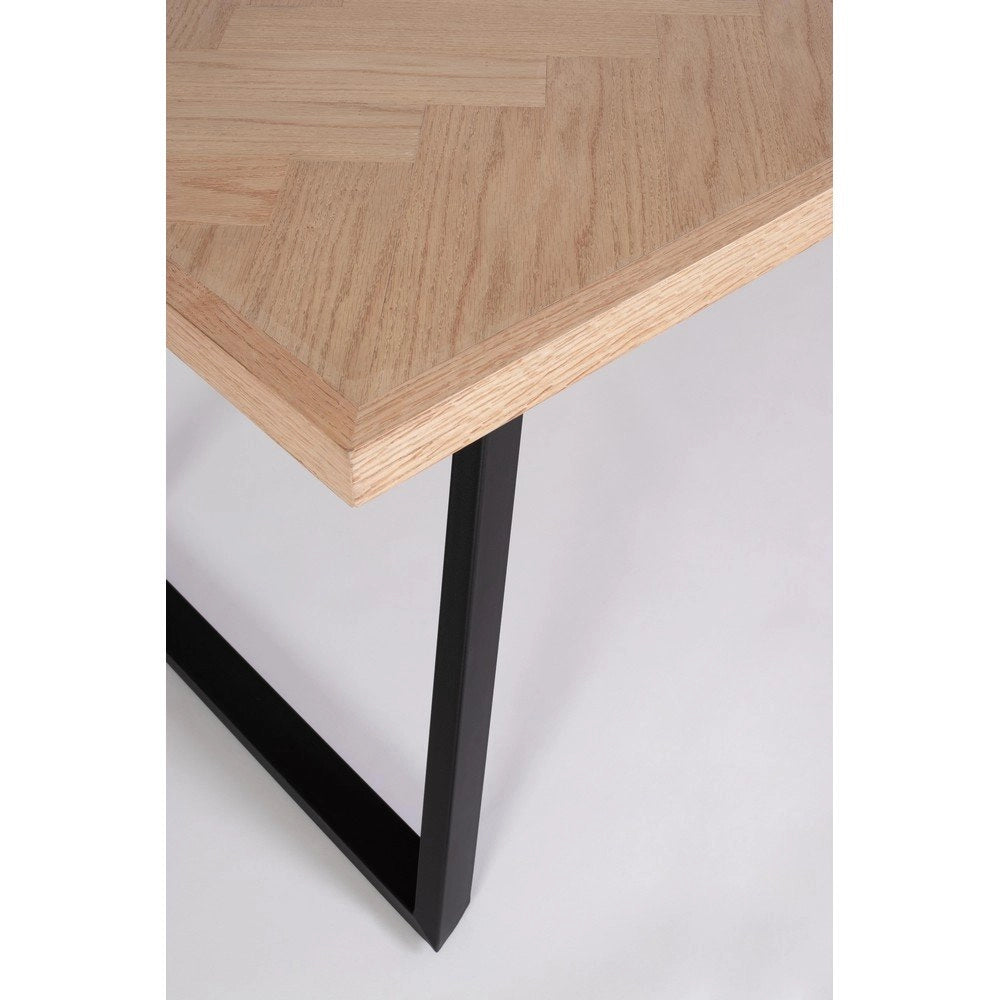 Tavolo Legno Nero Industriale da Interno 180x90 cm - GRIFFIN