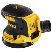 DeWALT DCW210NT-XJ Levigatrice Orbitale Casuale 125 mm Motore Brushless 8000 12000 rpm Alimentazione a Batteria 18V colore Nero Giallo