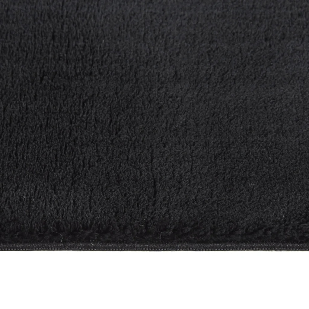Tappeto Shaggy Nero 240x305 cm in Poliestere 353820