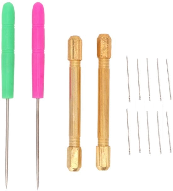 Strumento di Rerooting Professionale - Set di Aghi - Reroot per Capelli di Pupazzo - Accessori per Toupée - Trattamento DIY dei Capelli di Pupazzo - Inclusa Custodia - Kit per Capelli di Pupazzo