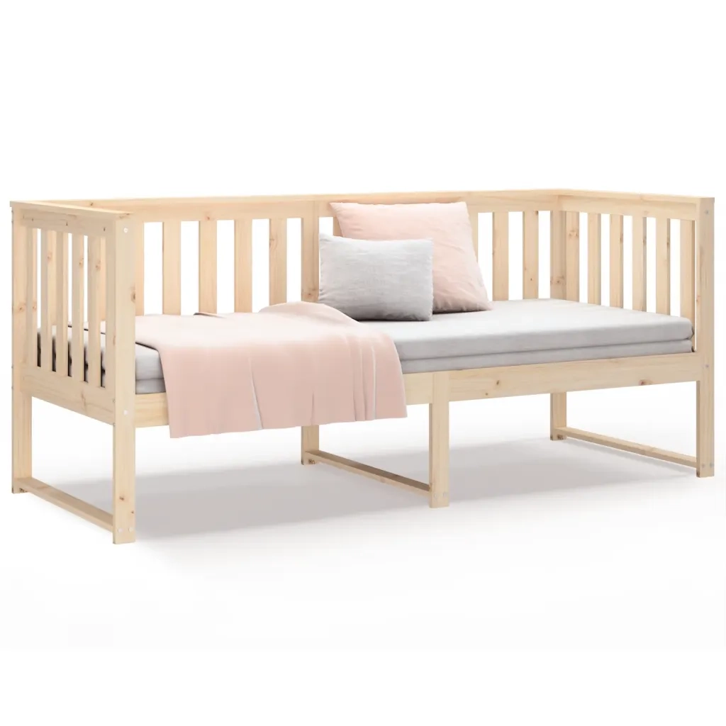 Dormeuse senza Materasso 80x200 cm in Legno Massello di Pino