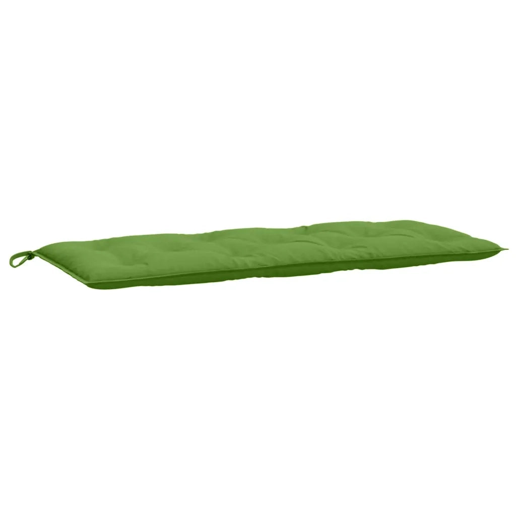 Cuscini Panca Giardino 2pz Verde MÃ©lange 120x50x7 cm Tessuto