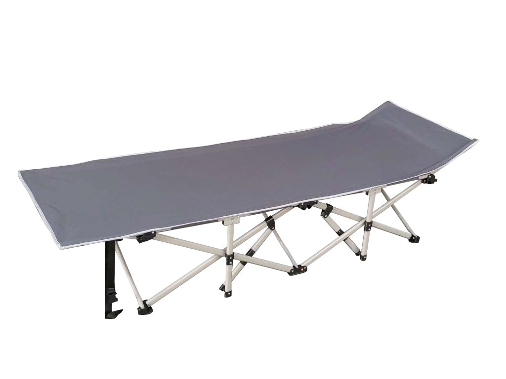 Lettino prendisole da giardino Nalu (190x70 cm), struttura in acciaio, tessuto oxford, leggero e pieghevole, ideale per esterno