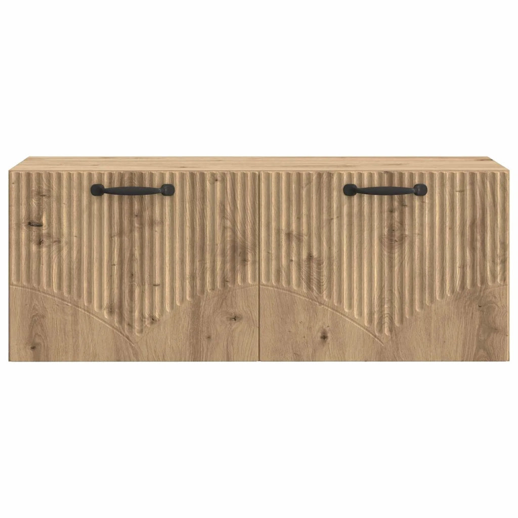 Mobile Porta TV da Muro Rovere Artigianale 78,5 x 31 x 30 cm