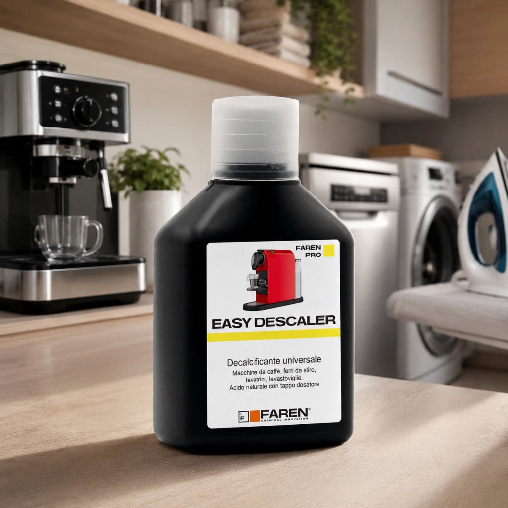 Faren easy descaler decalcificante universale per elettrodomestici 500 ml 2 pezzi