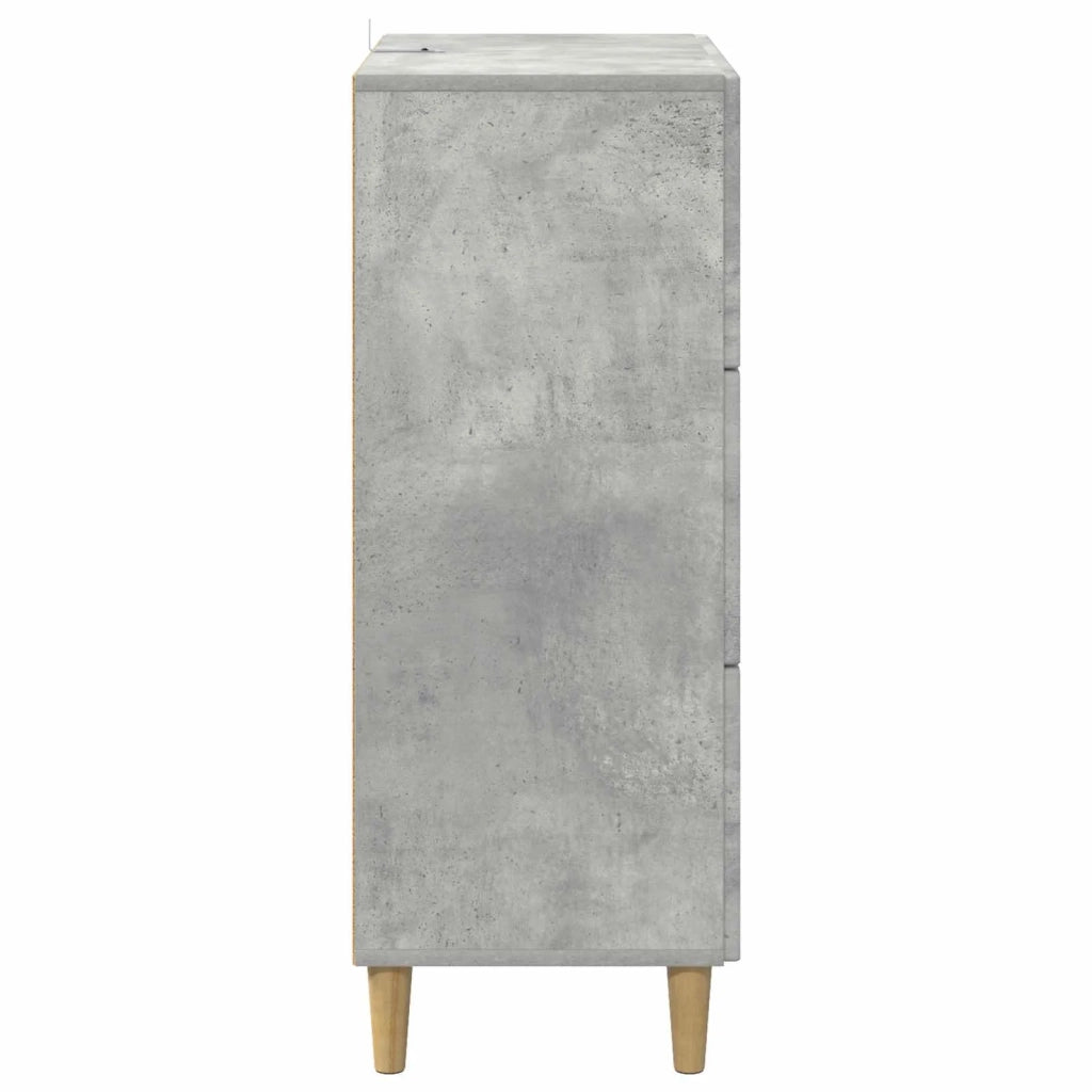 Mobile con Cassetti Grigio Cemento 66 x 34,5 x 90 cm 894608