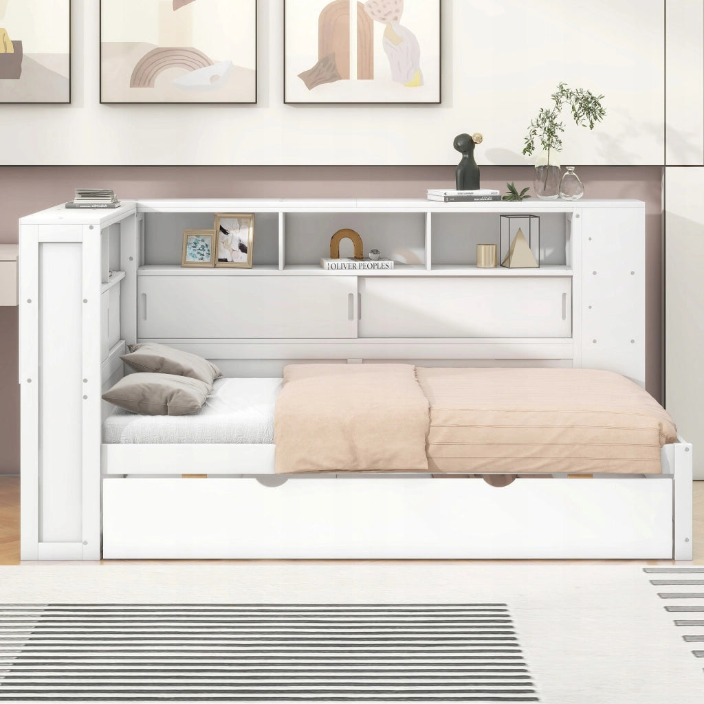 Letto singolo - Xylo - 90x200 cm - Bianco