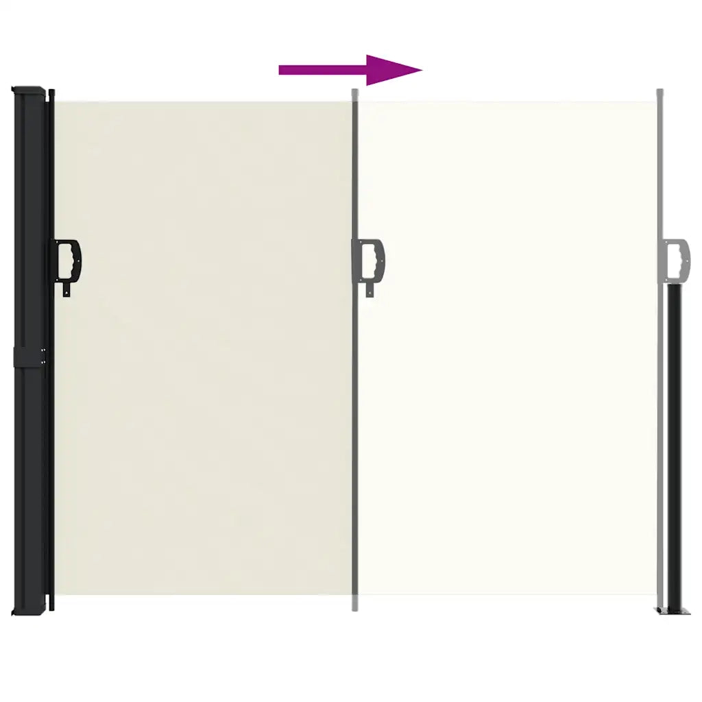 Tenda da Sole Laterale Retrattile Crema 160x300 cm 4004310