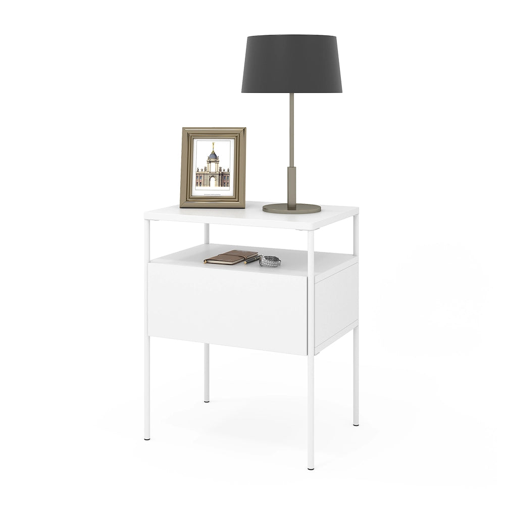 Vicco Comodino camera da letto Bianco 40 x 50 cm