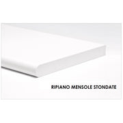 RIPIANO STONDATO CM.1.8X20X80 BIANCO