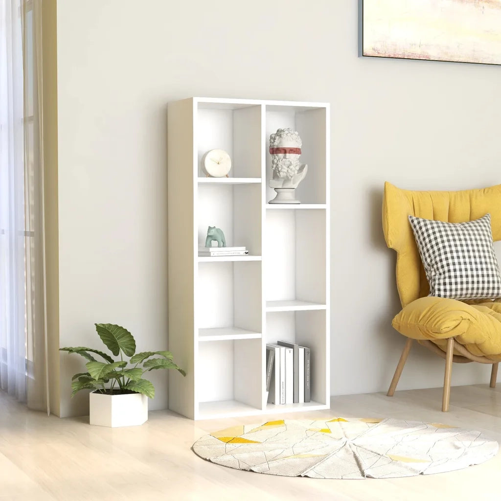 Libreria Bianca 50x25x106 cm in Legno Multistrato cod mxl 9080