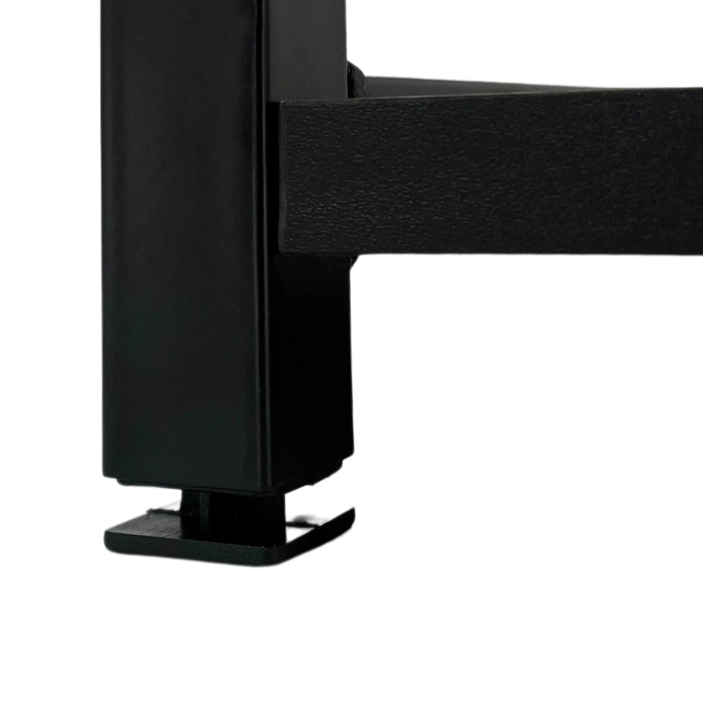 Scaffale stilo loft con ripiani in legno 80 cm Nera 80 cm inserto frontale Quercia Artisan 80x32x192 cm