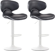 Set 2x Sgabelli LAS VEGAS V2 in similpelle nero,bianco