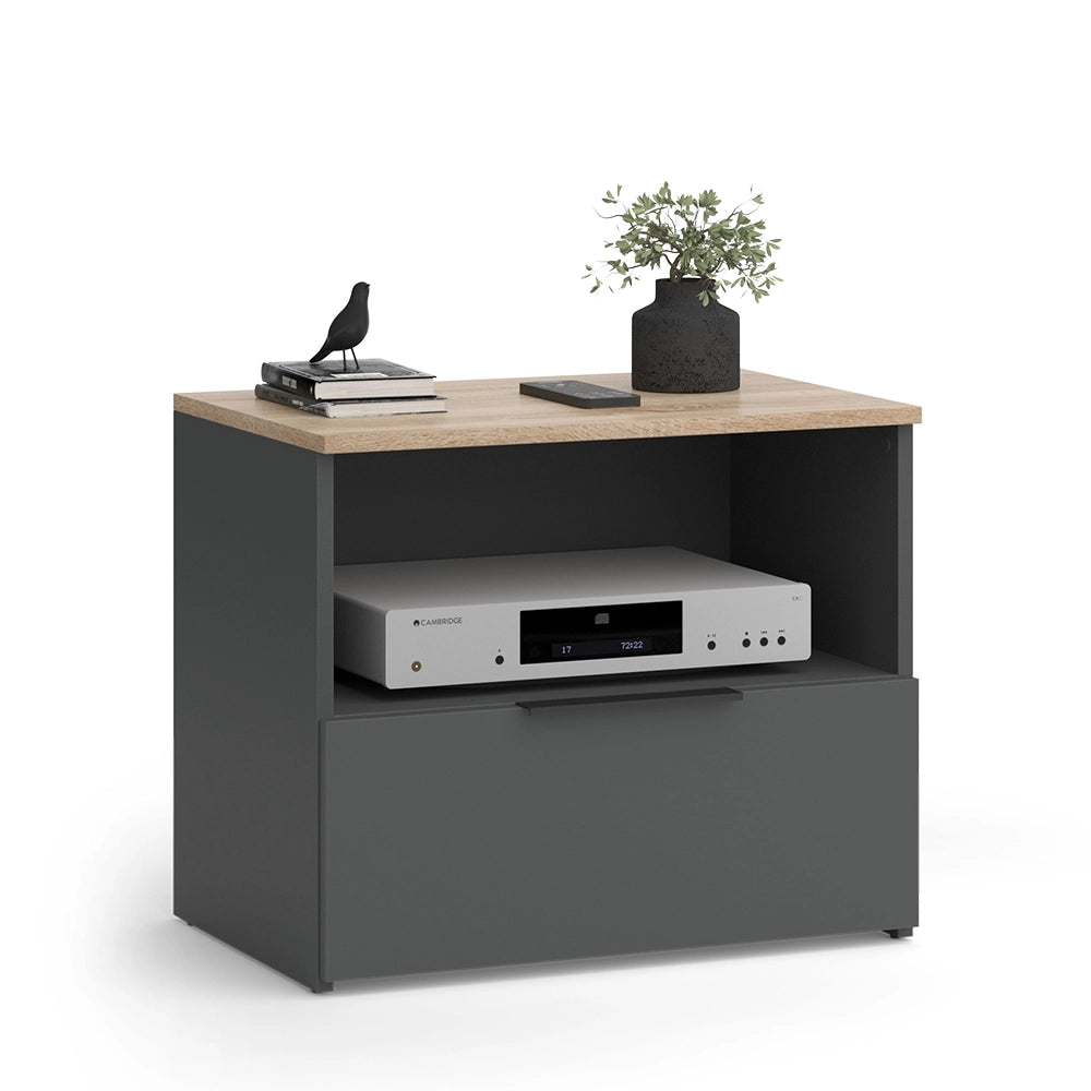 Vicco Mobile tv Antracite/Sonoma 60 x 50 cm con cassetto
