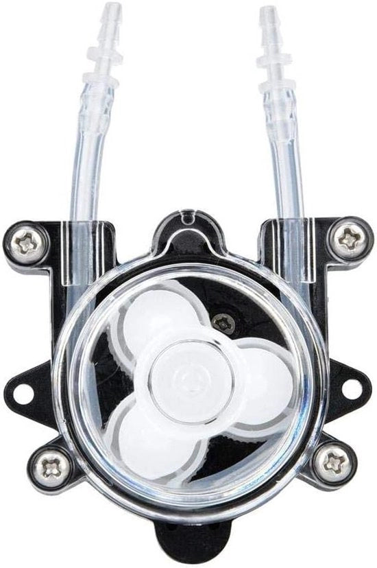 Pompa Peristaltica Mini DC 12V per Laboratorio - Dosing Costante con Tubo di Gomma (2x4mm) per Flusso Regolabile