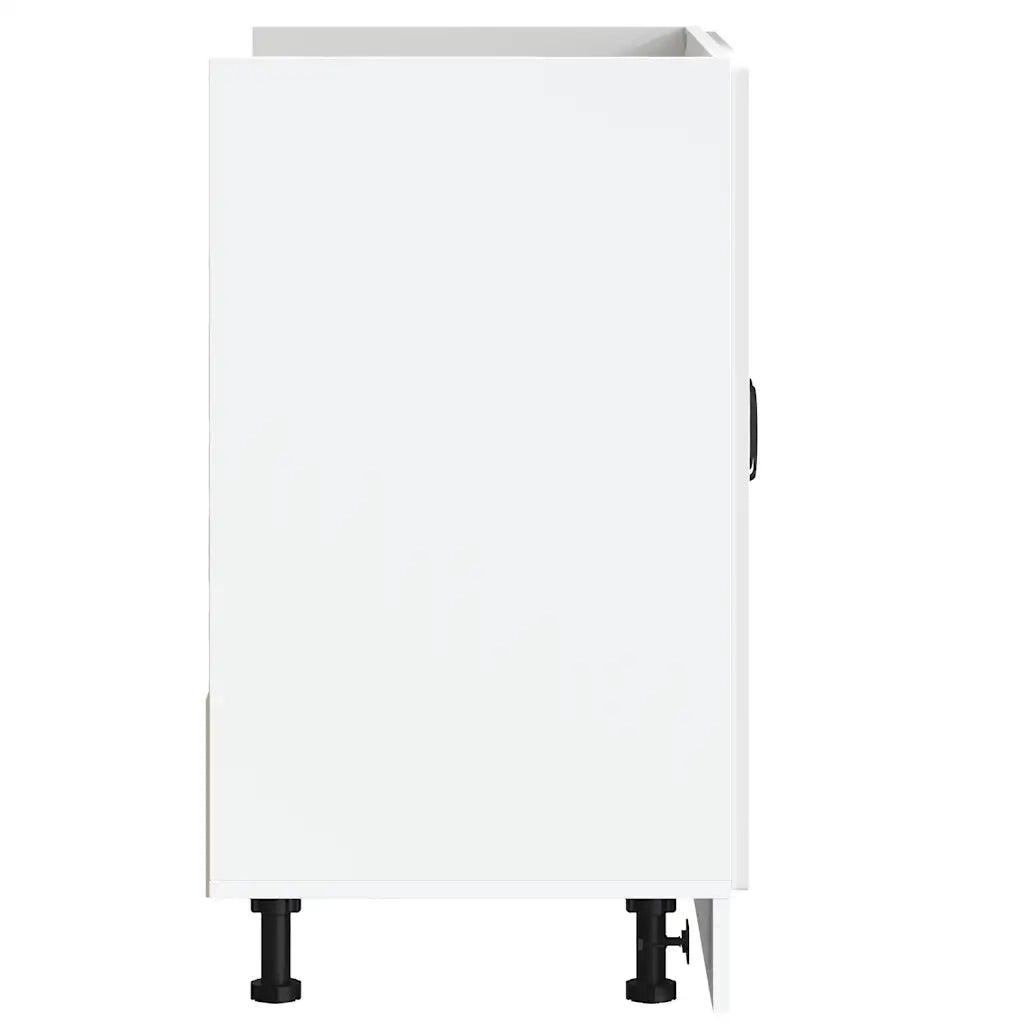 Mobile base lavello-Armadietto da bagno Kalmar Bianco Lucido 80x46x81,5 cm