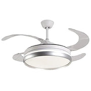 Trade Shop - Luce Decorativa Ventilatore Soffitto Luce Led 6000k 4000k 3000k 400cm 72w Con 3 Pale -