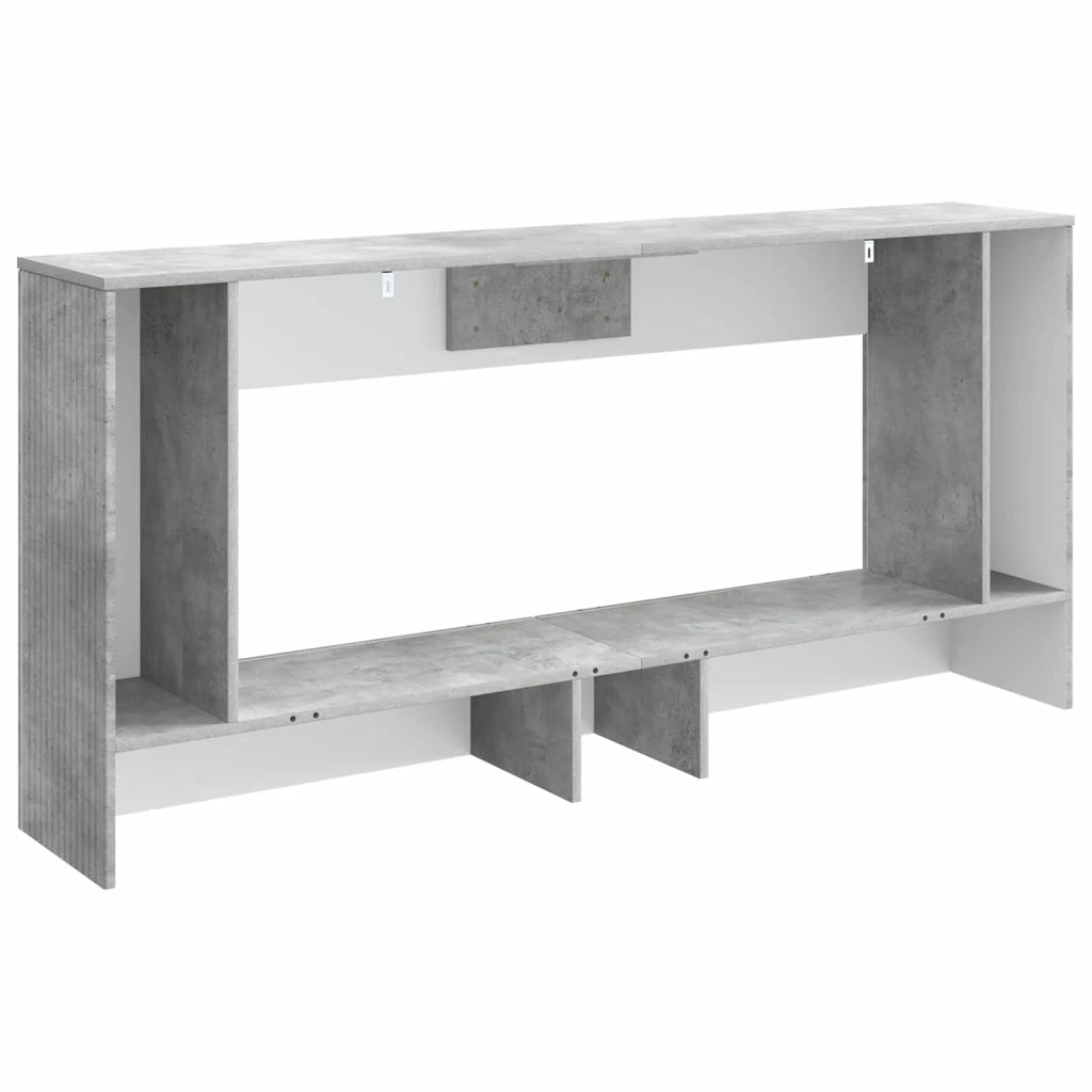 Tavolo consolle Rigato Grigio Cemento 155 x 29 x 74 cm