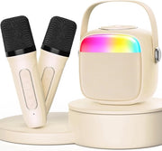 Set di karaoke con altoparlante mini Bluetooth portatile con microfono - altoparlante di karaoke per bambini e adulti - supporto per scheda SD e USB - regalo di compleanno e giocattolo