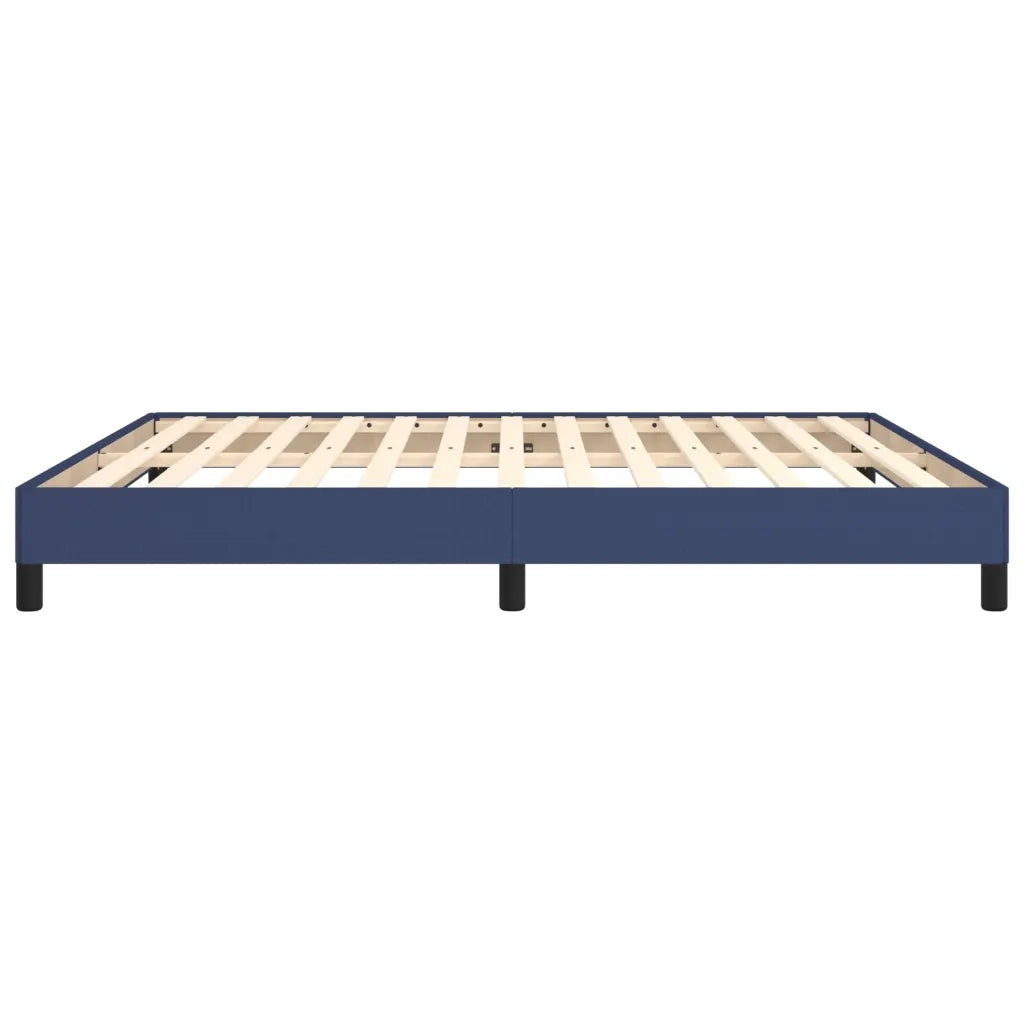 Giroletto senza Materasso-Struttura Letto Blu 180x200 cm in Tessuto 856992