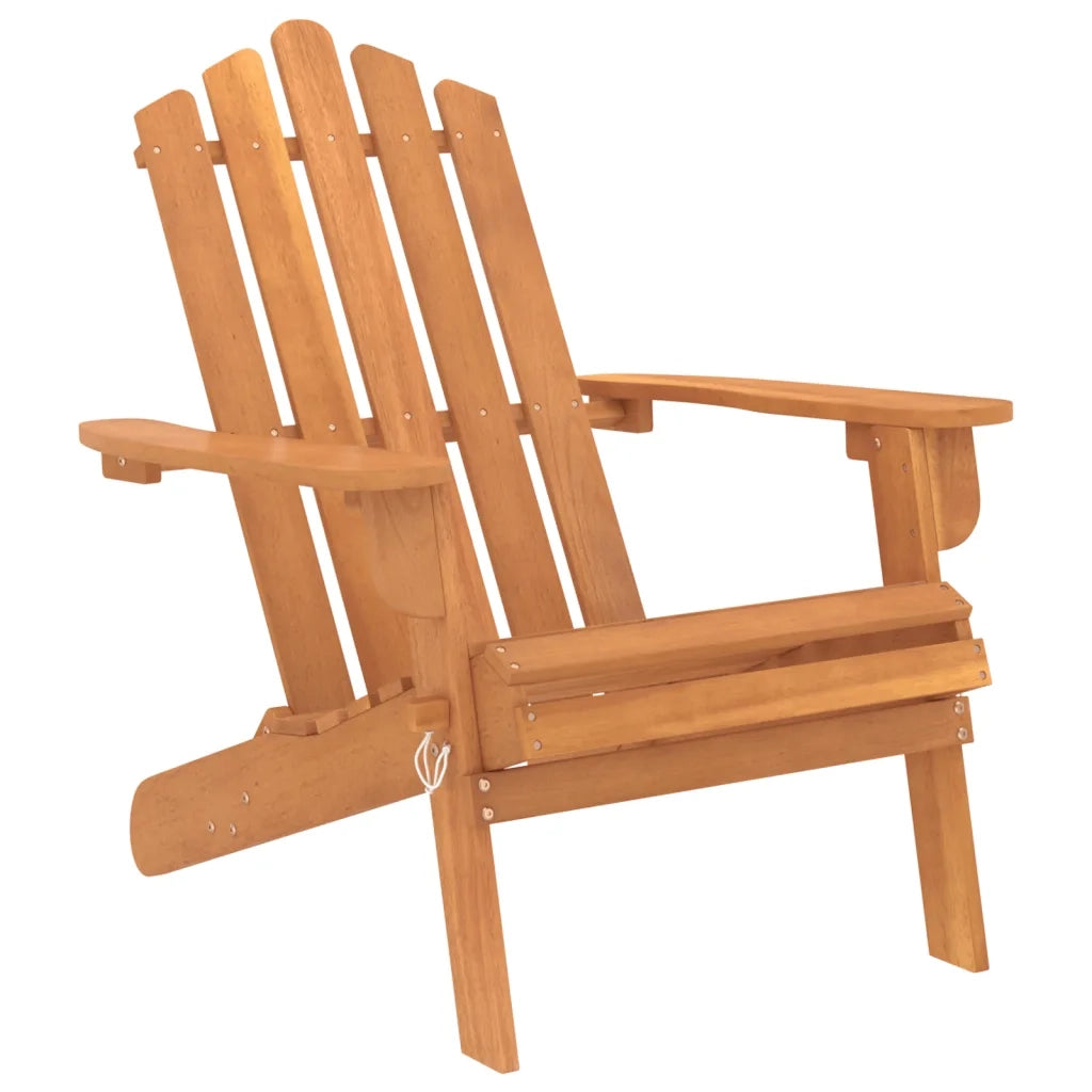 Set Salotto da Giardino Adirondack 5pz Legno Massello di Acacia