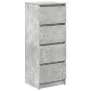 Credenza | Madia | Buffet da pranzo | Armadio da pranzo Grigio Cemento 37,5x35x99 cm in Legno Multistrato
