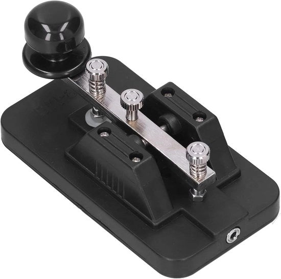 Strumento di Pratica Morse con Telegrafo a Batteria per Principianti - Manuale di Guida per Cw e Morse - Apparecchio di Pratica con Funzione di Avviso per Morse -