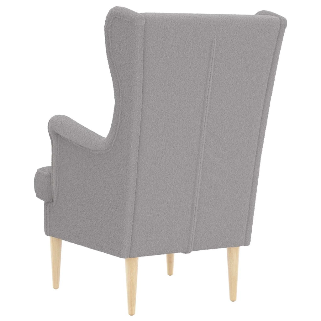 Poltrona | Sedia Relax Grigio Chiaro Boucl¨¦
