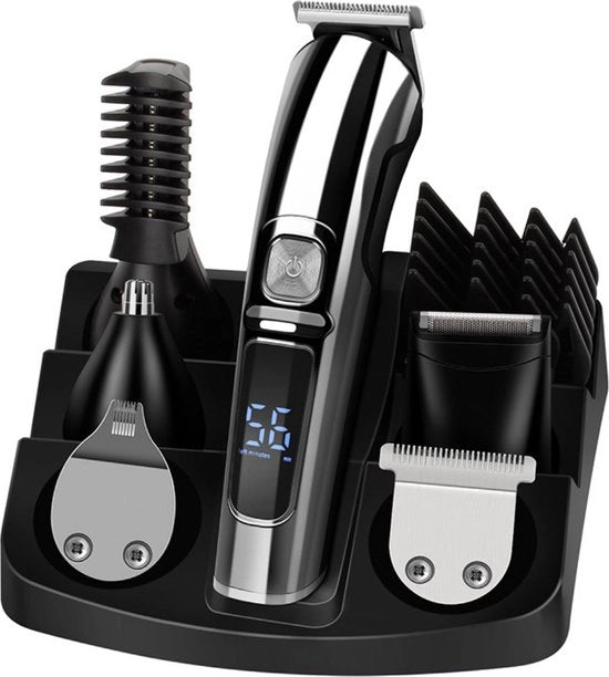 Tondeuse per uomo - Tondeuse - Tondeuse capelli uomo - Tondeuse per uomo capelli - Trimmer capelli uomo - Bodygroomer uomo - Nero