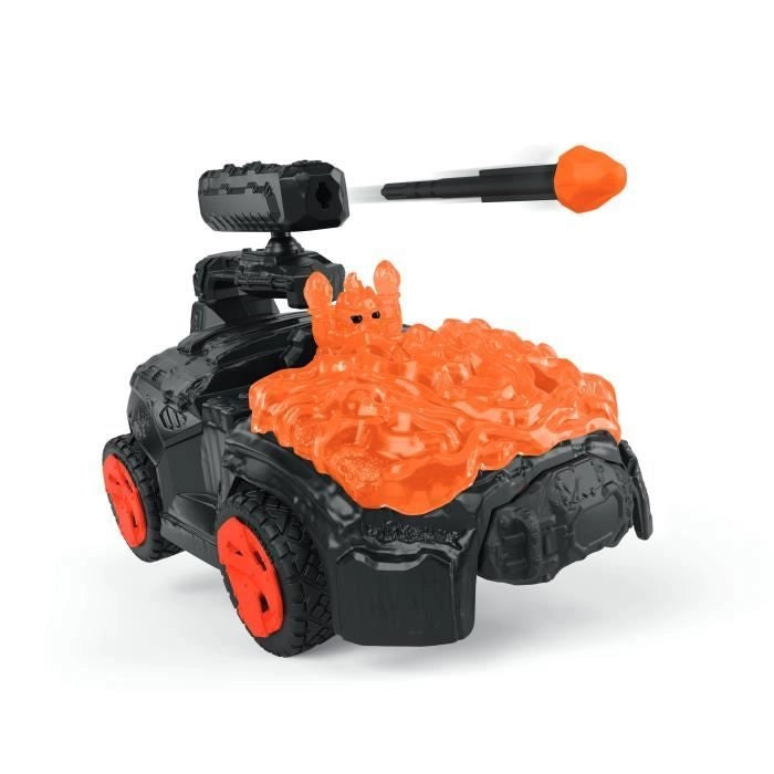 SCHLEICH - 42668 ELDRADOR CREATURES Lava Crashmobile con Mini Creatura - Set di auto con figura fantastica