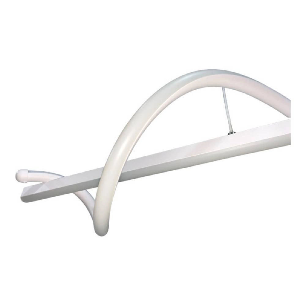 Trade Shop - Lampadario Led Sospensione 36w Moderna Twist Bianco Luce 6500k 3000k 4000k B65-b -