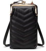 Borsa a tracolla piccola - Borsa da spalla - Borsa per telefono cellulare - Materiale PU - Leggera - Impermeabile - Flessibile e Resistente