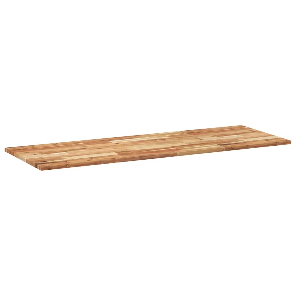 vidaXL Piano Tavolo Rettangolare 120x50x2cm Legno Massello di Acacia