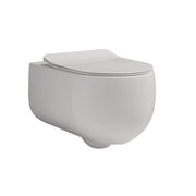Wc Sospeso Senza Brida Bianco Opaco "Flo 54"