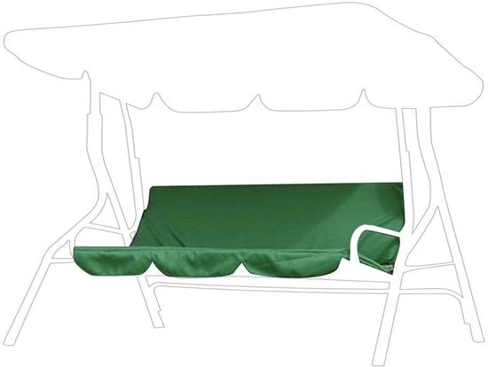 Ombrellone da giardino con cuscino oscillante - Impermeabile - 3 posti - Ripiegabile - Leggerissimo - Resistente alle scalfitture - Installazione semplice