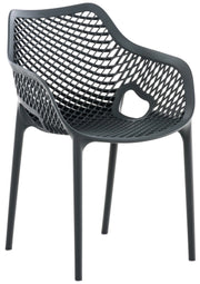 Sedia impilabile XL Air grigio scuro