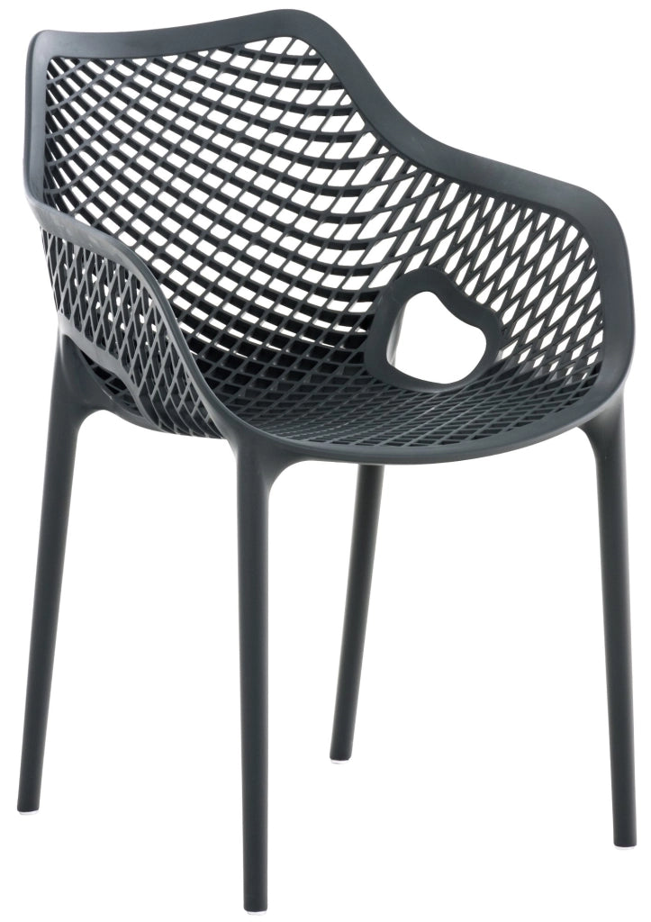 Sedia impilabile XL Air grigio scuro