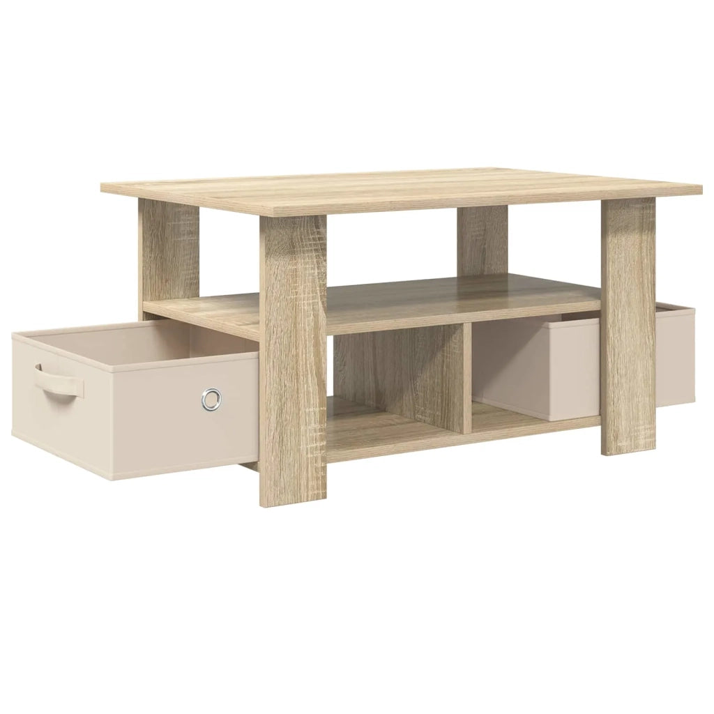 Tavolino da salotto con cassetto Rovere Sonoma 77 x 55 x 42 cm 8000414